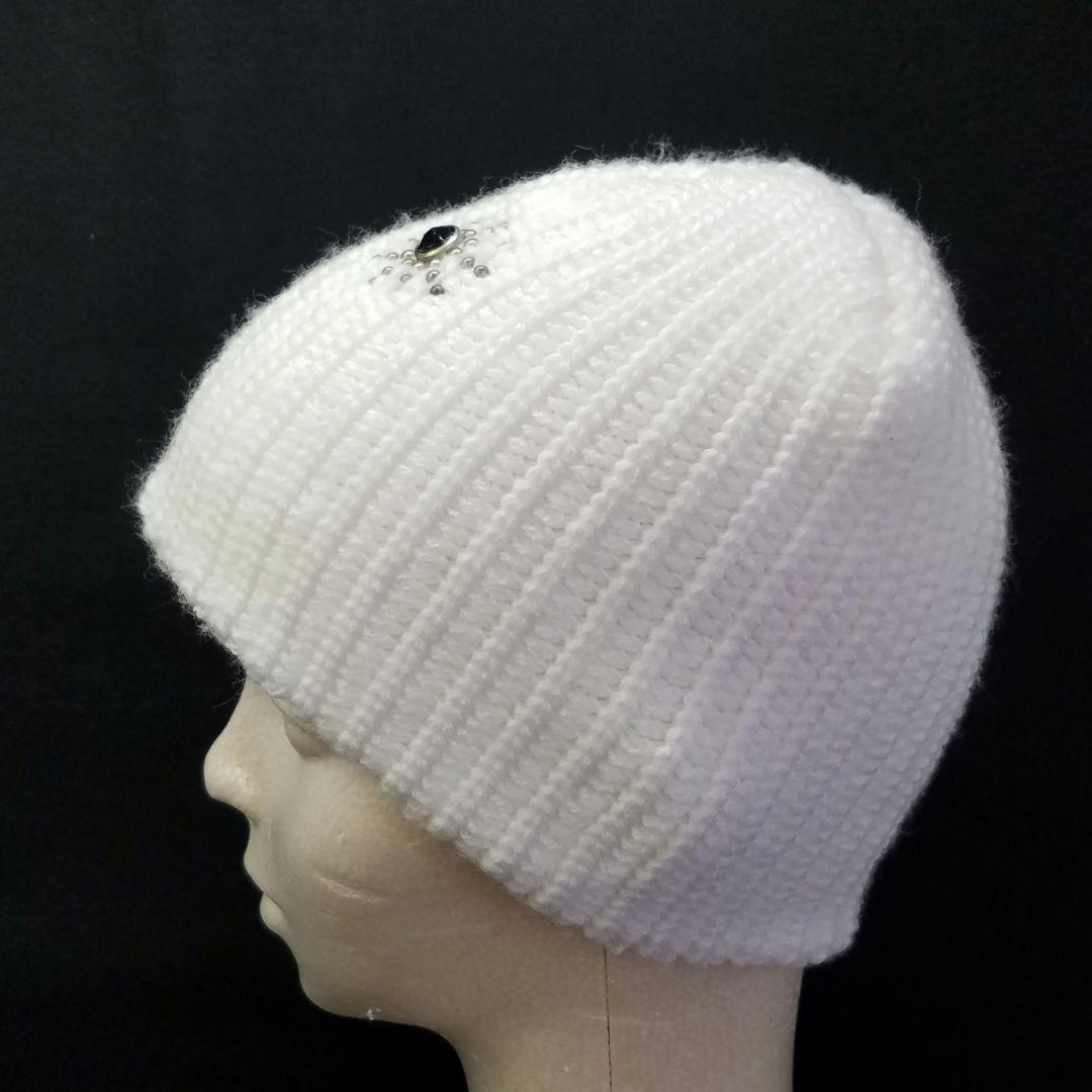 激レア品 HTC エイチティーシー ビーニー ニット帽 ホワイト 白