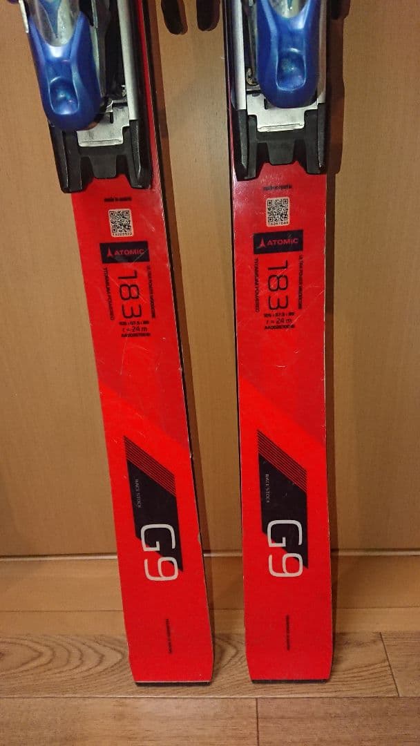 ATOMIC G9 RS 183㎝ 調整範囲約265〜360㎜ 地域限定発送