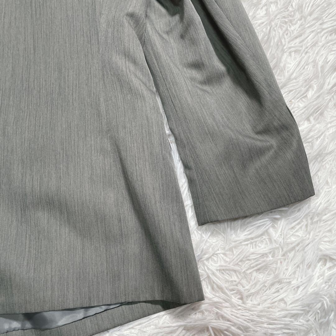 90s ヴィンテージ　ダブル　セットアップ　スーツ　6ボタン　カーキ　L相当