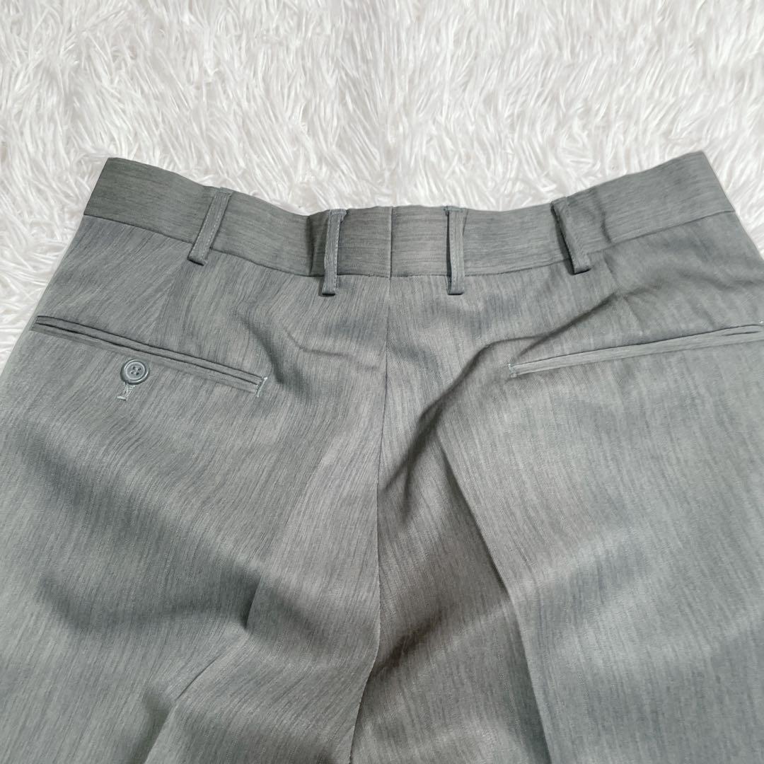 90s ヴィンテージ　ダブル　セットアップ　スーツ　6ボタン　カーキ　L相当