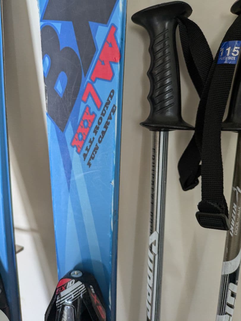 ＢＸＢ スキー板 150cm 青（ブーツあり）