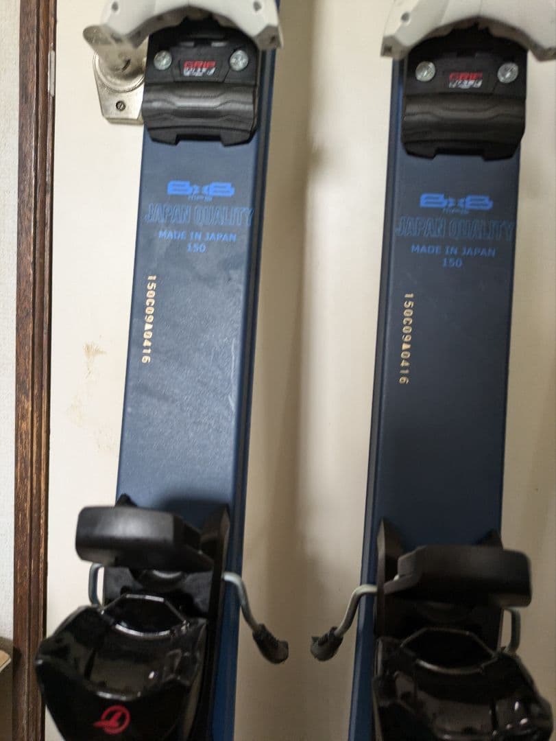 ＢＸＢ スキー板 150cm 青（ブーツあり）