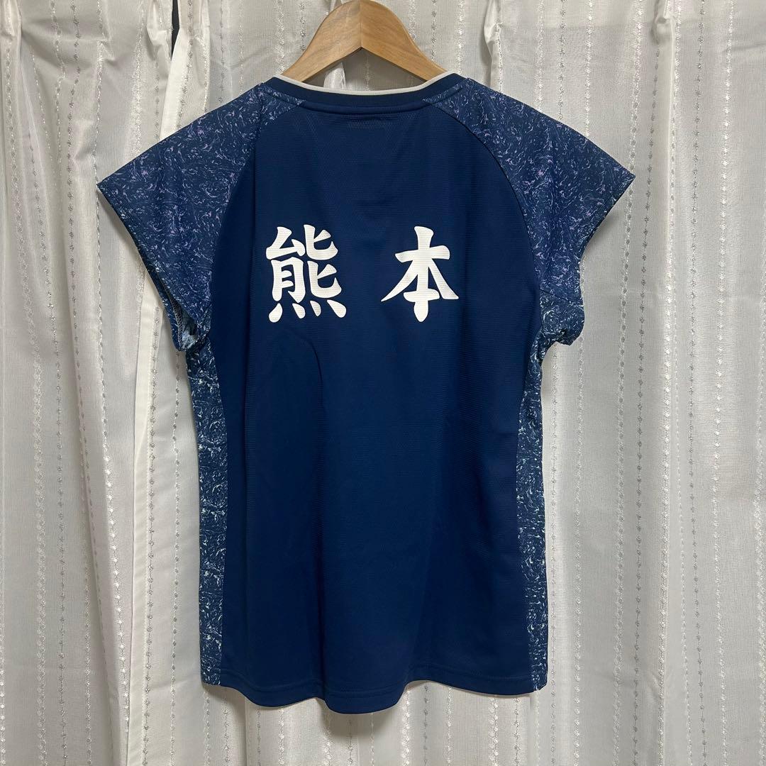 YONEX ゲームシャツ　背面熊本付き