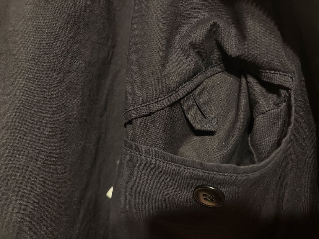 Vintage agnès b. wool melton coat