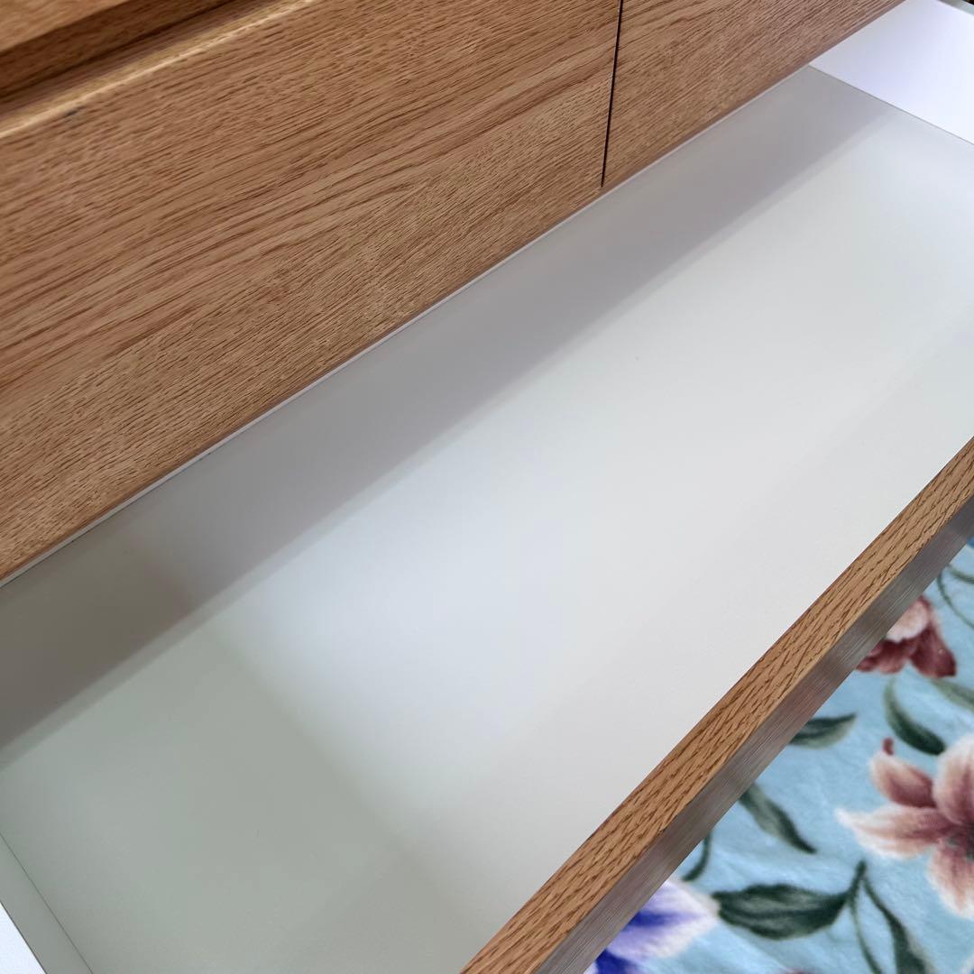 ニトリ ハイチェスト キャビネット クエス 100-6 LBR