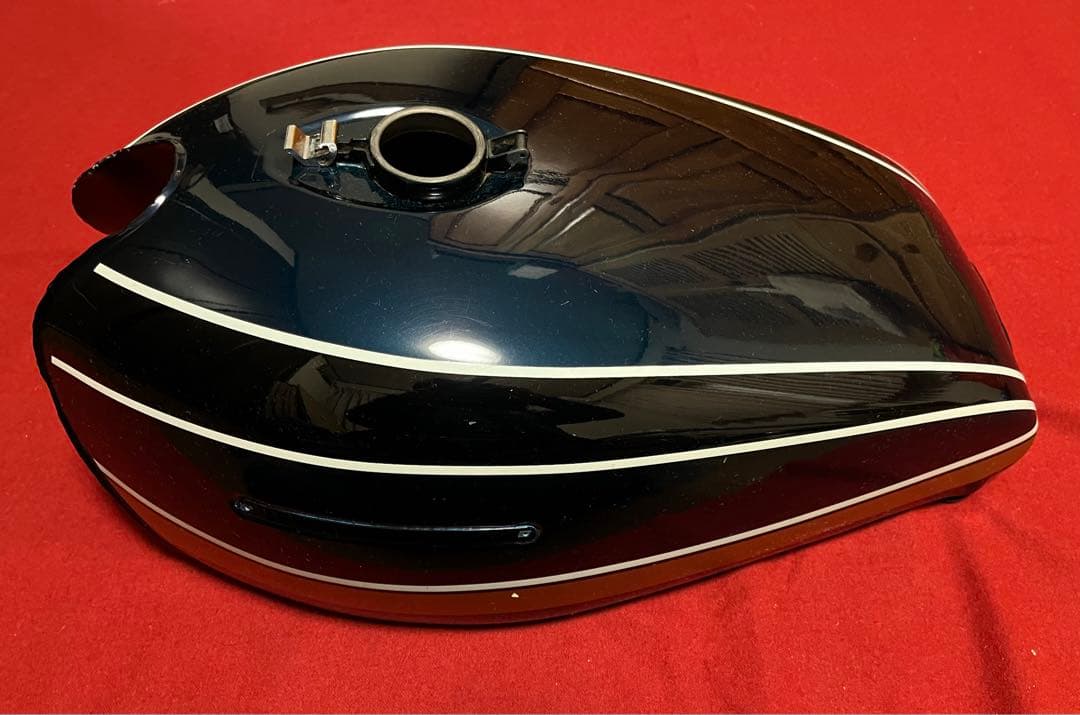 カワサキZ1Z2希少オリジナル塗装内プレス青玉虫外装セット