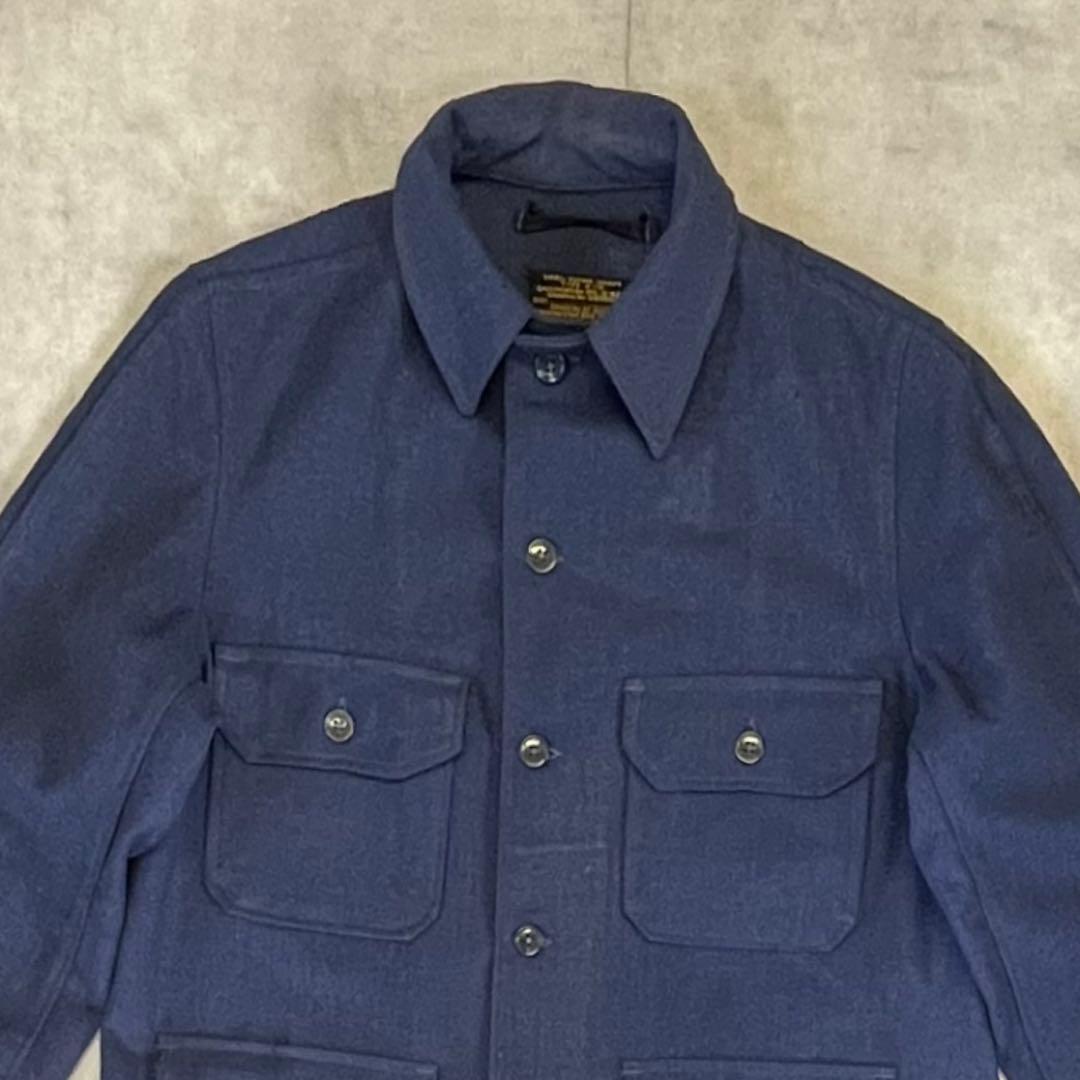 50S アメリカ軍 USAF \"A-1A\" 黒タグ 4ポケット ウールジャケット