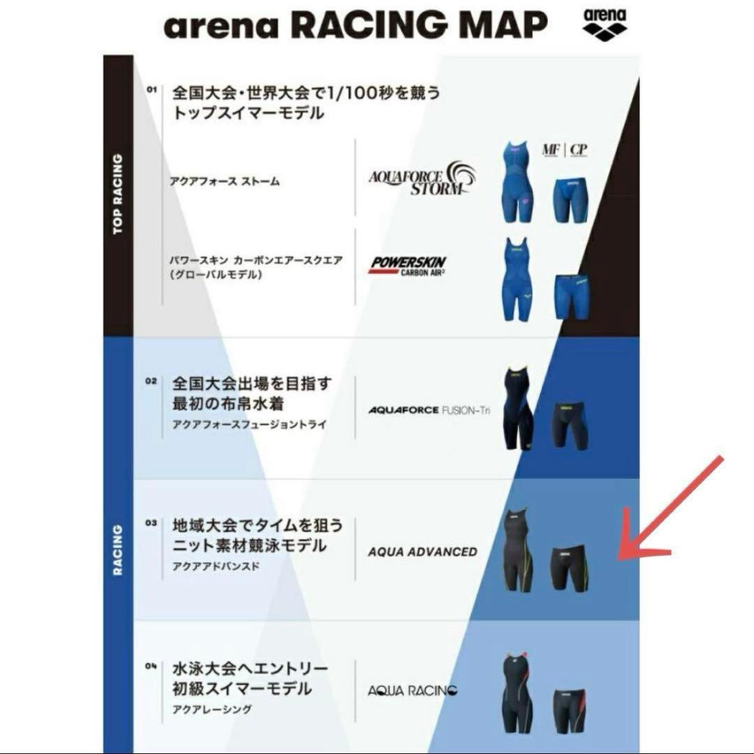 新品　アリーナ　競泳水着　Oサイズ　Fina アクアエクストリーム