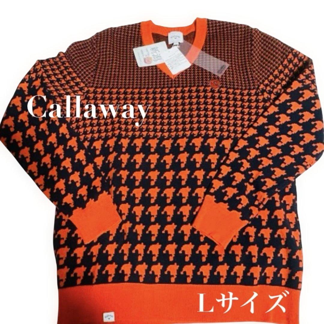 新品未使用　Callaway カシミア混　セーター　L