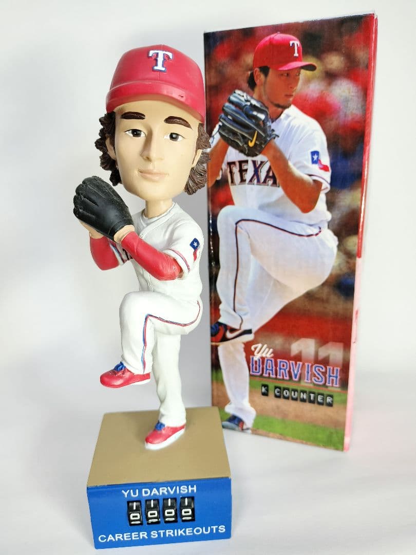ダルビッシュ有／”K－カウンター” ボブルヘッド人形 (2013／レンジャーズ）