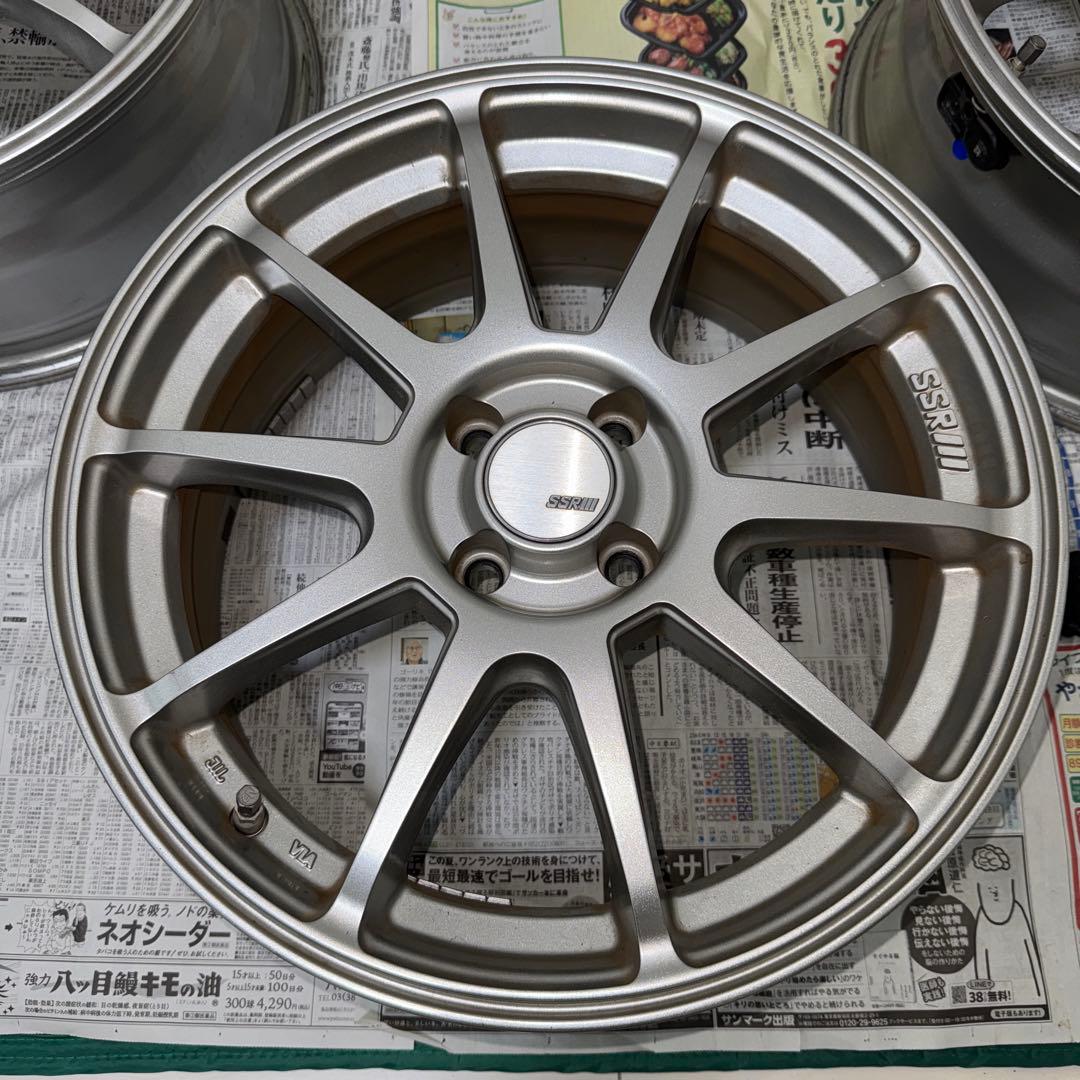 SSR GTV02 17インチ ホイール 4穴100mm