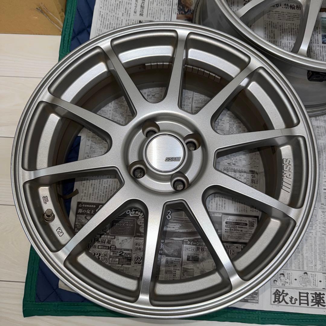 SSR GTV02 17インチ ホイール 4穴100mm