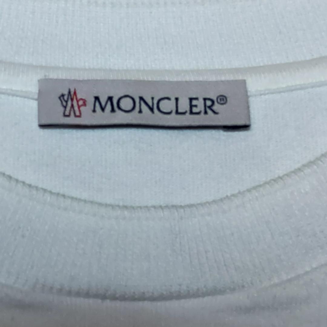 MONCLER　モンクレール　半袖　カットソー　Tシャツ　白　ホワイト　XS