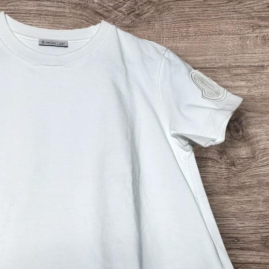 MONCLER　モンクレール　半袖　カットソー　Tシャツ　白　ホワイト　XS