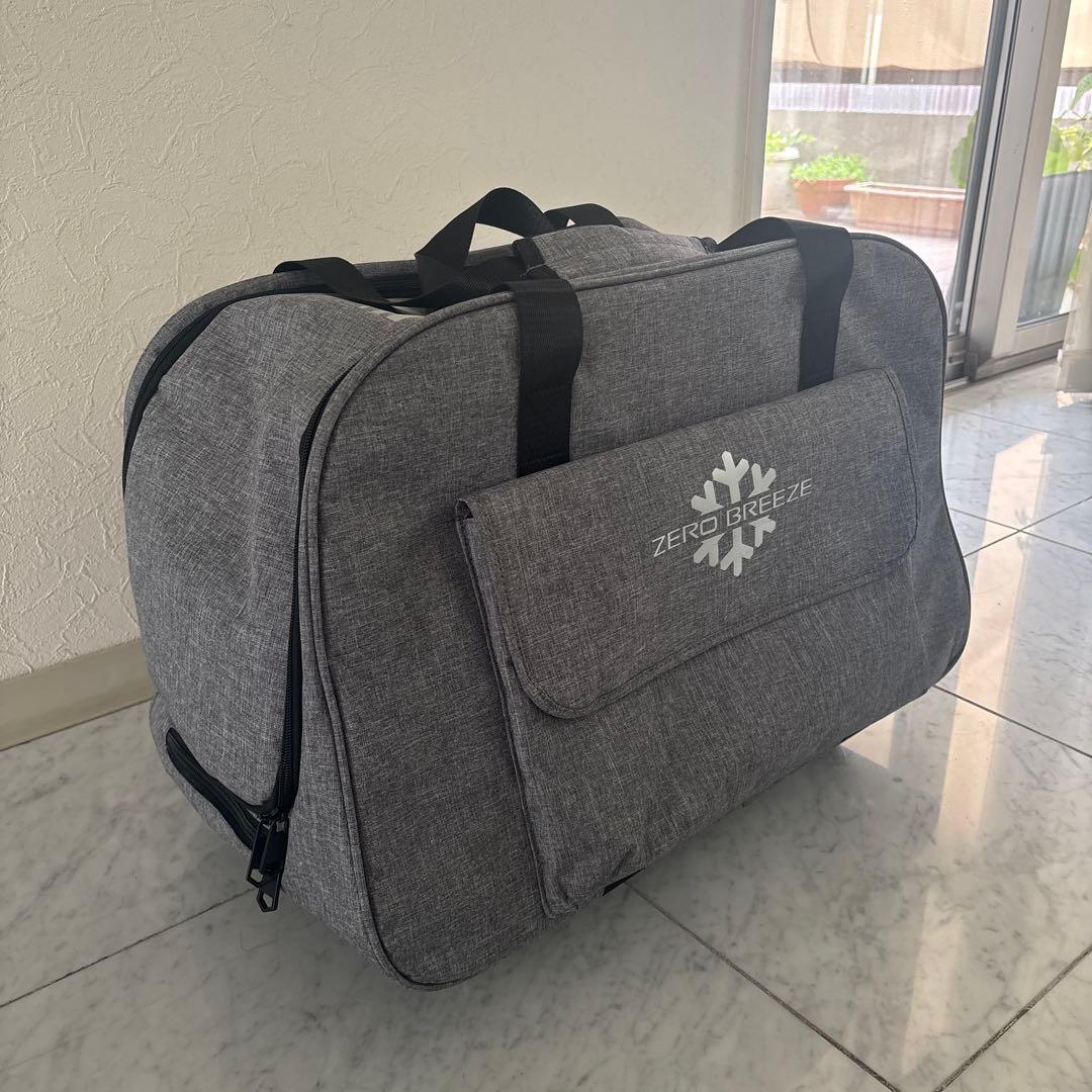 ☆新品同様☆バッテリー×2 専用ケース付☆ゼロブリーズ ポータブルクーラー★