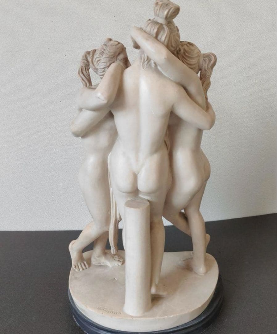 A.Santini作　三美神　彫刻　イタリア製