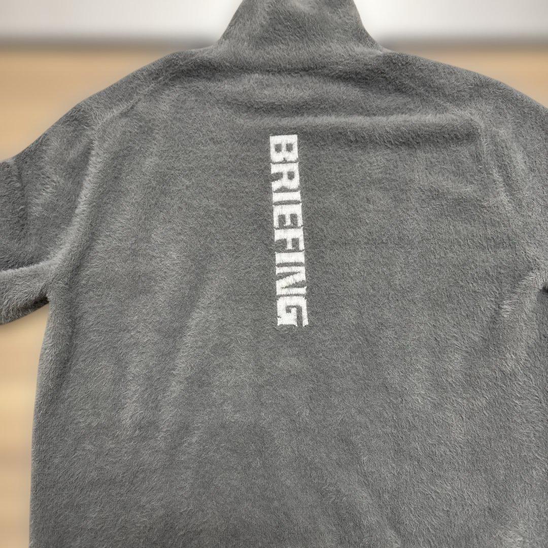 BRIEFING グレー ハイネックセーター M