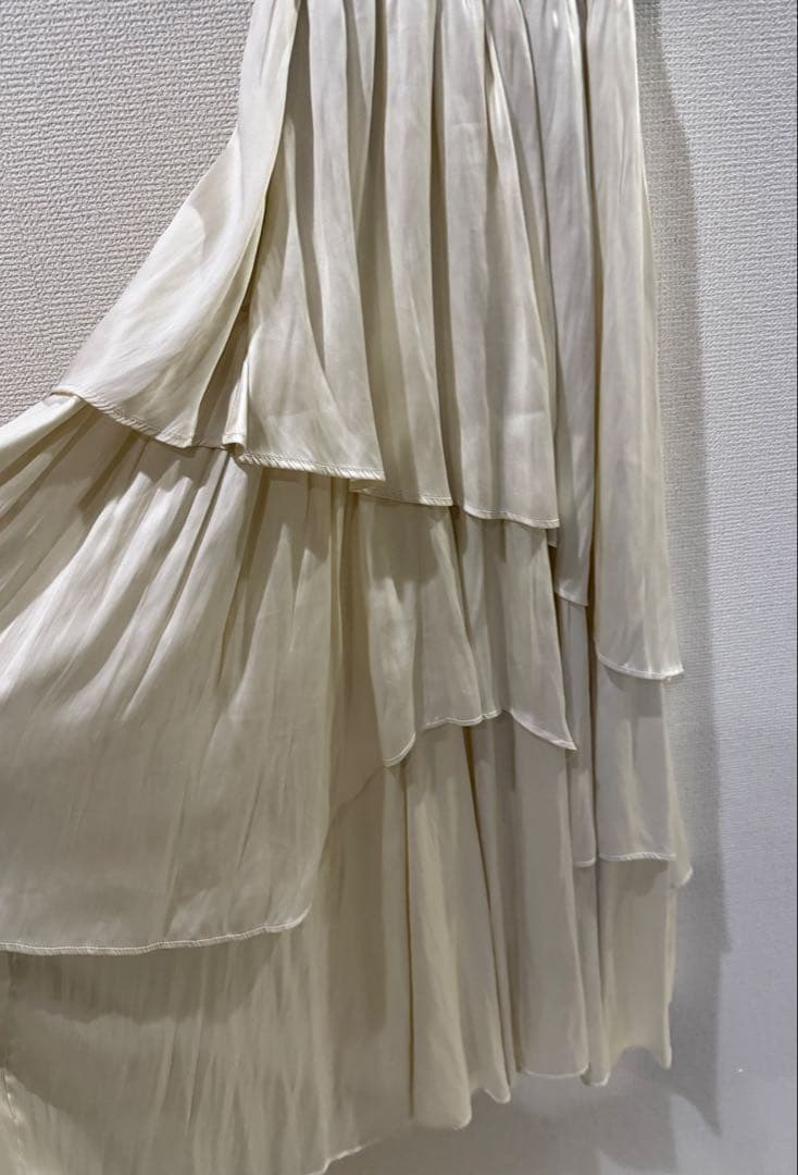 アシメティアードスカートコンビニットワンピース ブラック 00 フレイアイディー