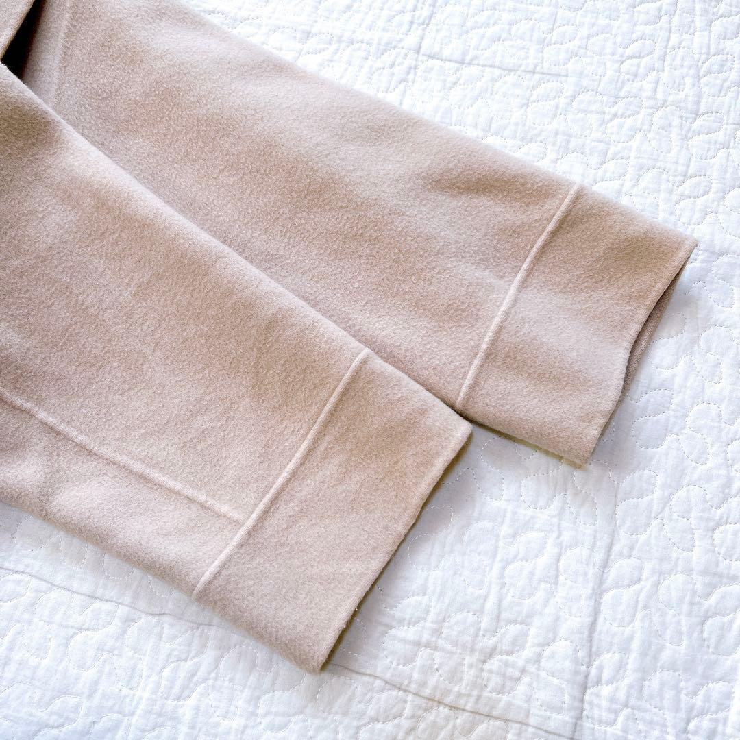 FRAY I.D マンテコ リバーコート ロング ベルト アイボリー S