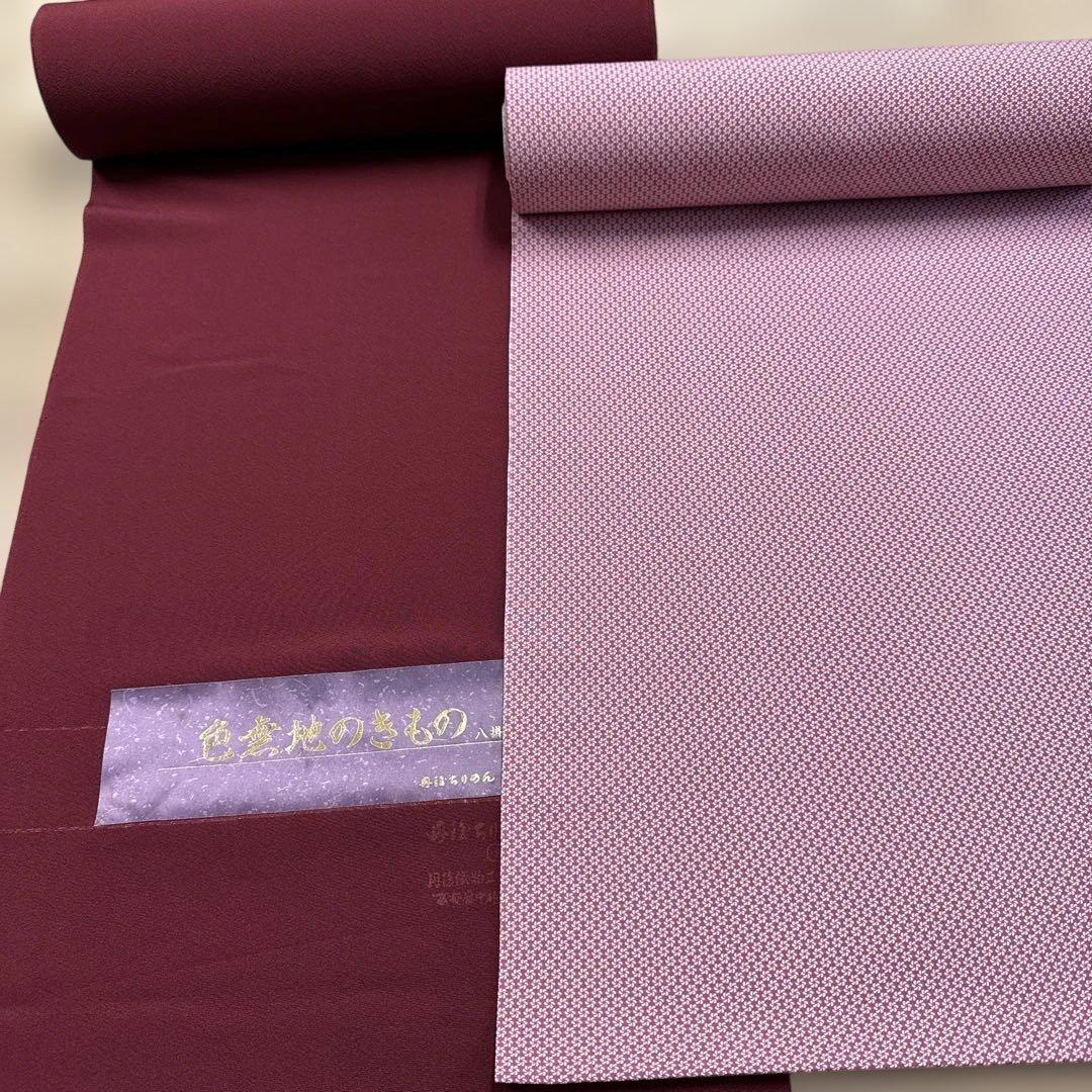お値下げ♪正絹1点➕素材不明1点 の反物2点セット