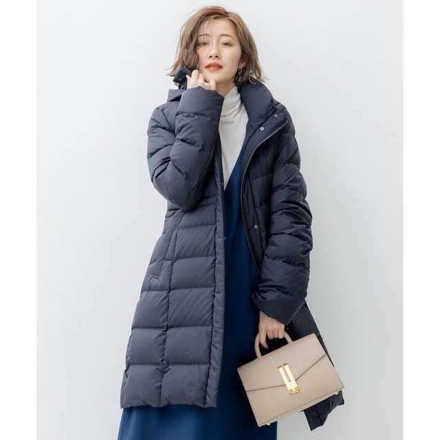 B753新品23区【洗える】シレータフタ ロング ダウンコート32￥39600