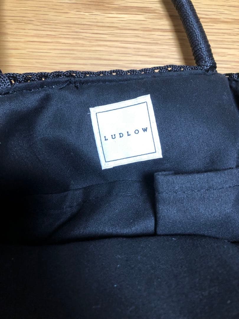 LUDLOW ラドロー　トート　コードバッグ　ブラック黒28900円ワニ