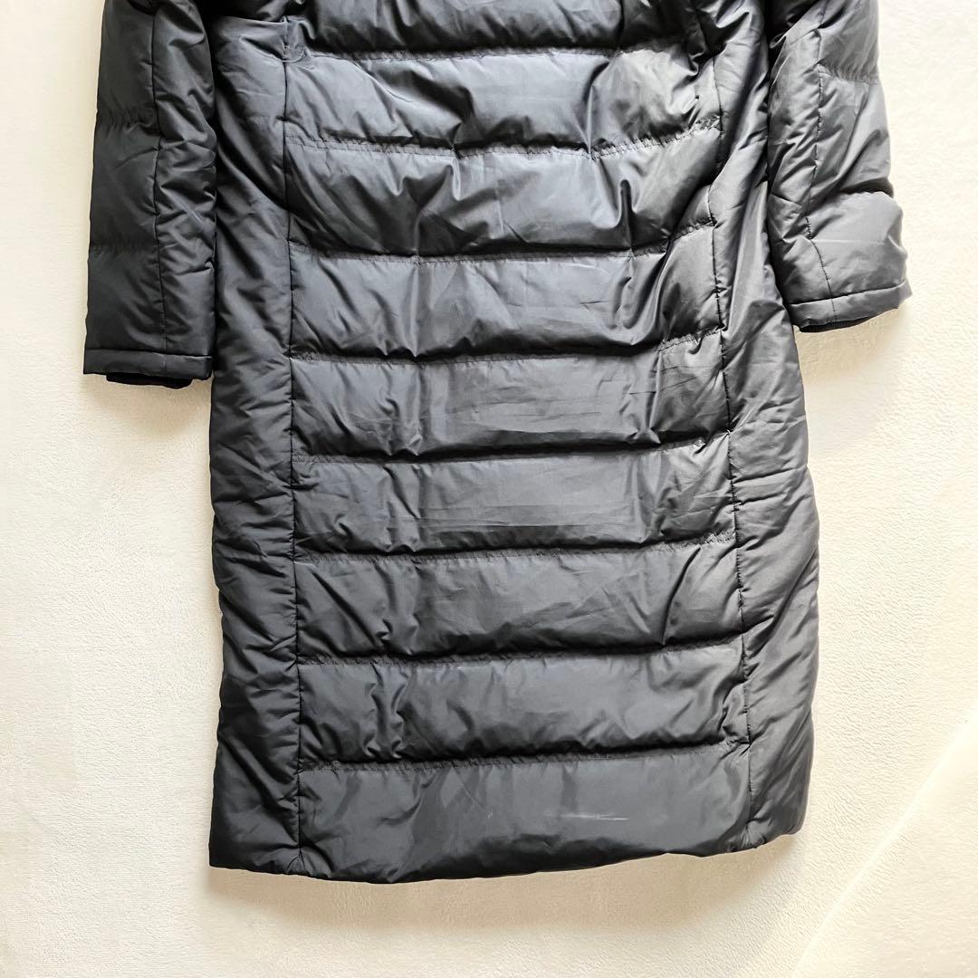 【美品】mizno ミズノ ベンチコート ダウン 袖リブ ブラック 黒 L