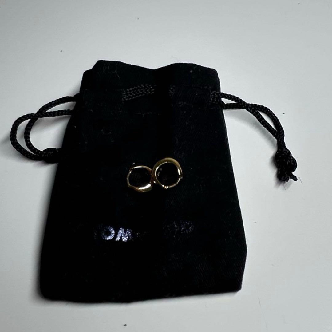 TOMWOOD トムウッド ICE HOOP SMALL GOLD ピアス