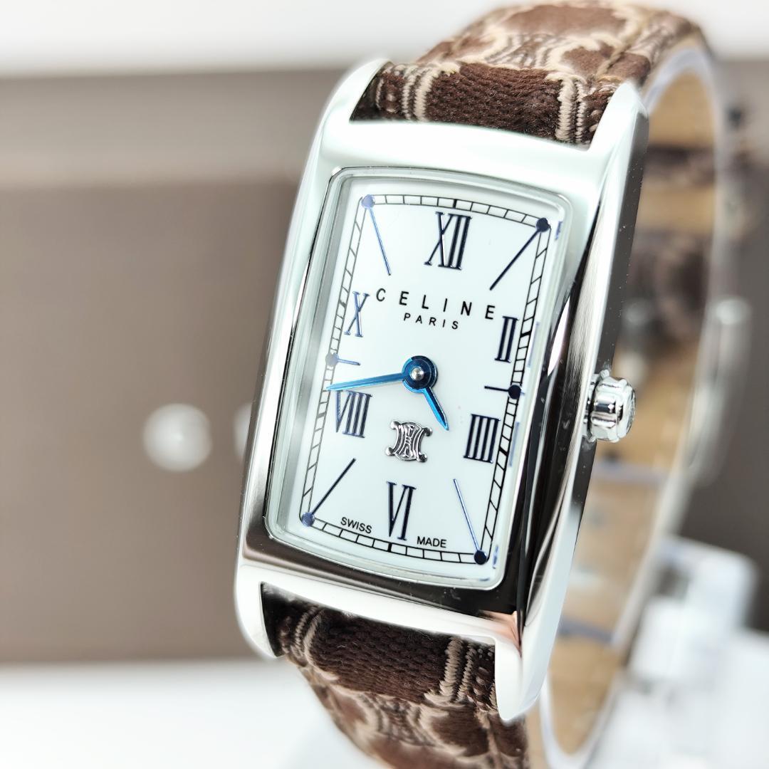 稼働 希少 美品 セリーヌ ブラゾン マカダム レクタンギュラー ヴィンテージ