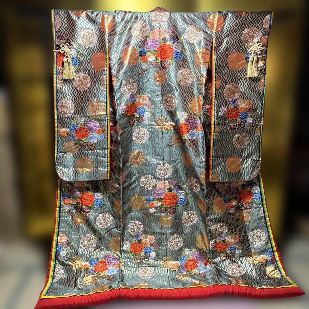 ☆☆ うゐ ☆☆打掛　色打掛　西陣織　唐織　八重襲　正絹