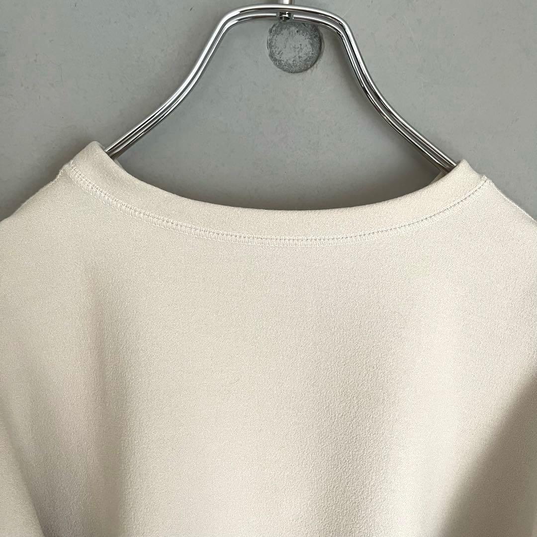 美品✨Whim Gazette ウィムガゼット　Vガゼットプルオーバー　ベージュ