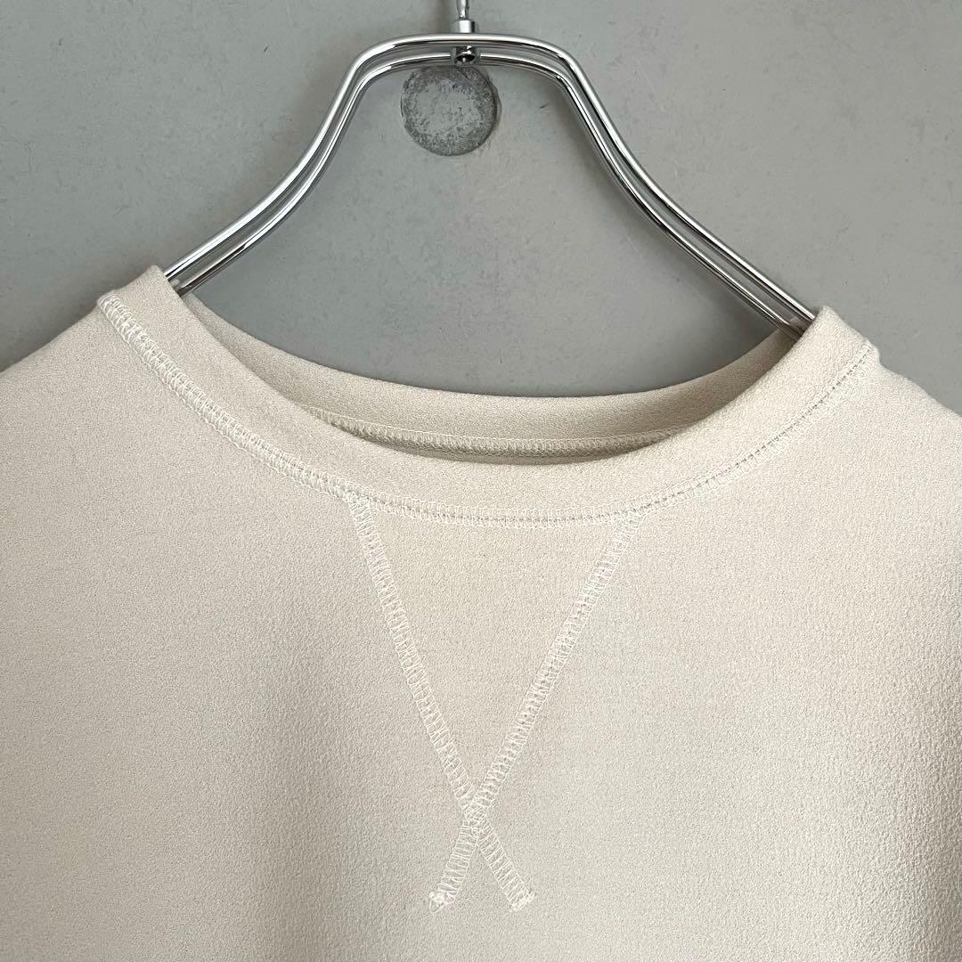 美品✨Whim Gazette ウィムガゼット　Vガゼットプルオーバー　ベージュ