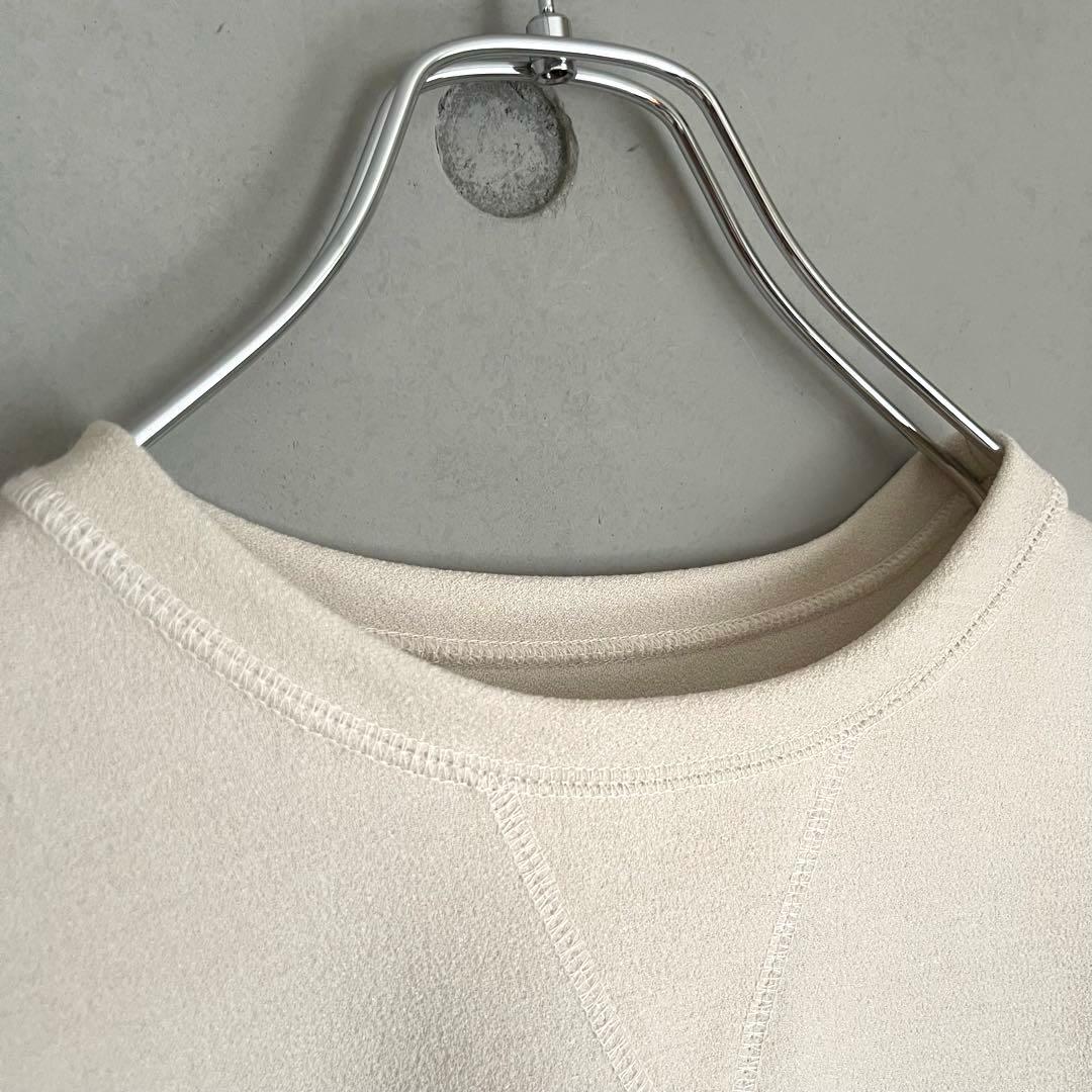 美品✨Whim Gazette ウィムガゼット　Vガゼットプルオーバー　ベージュ