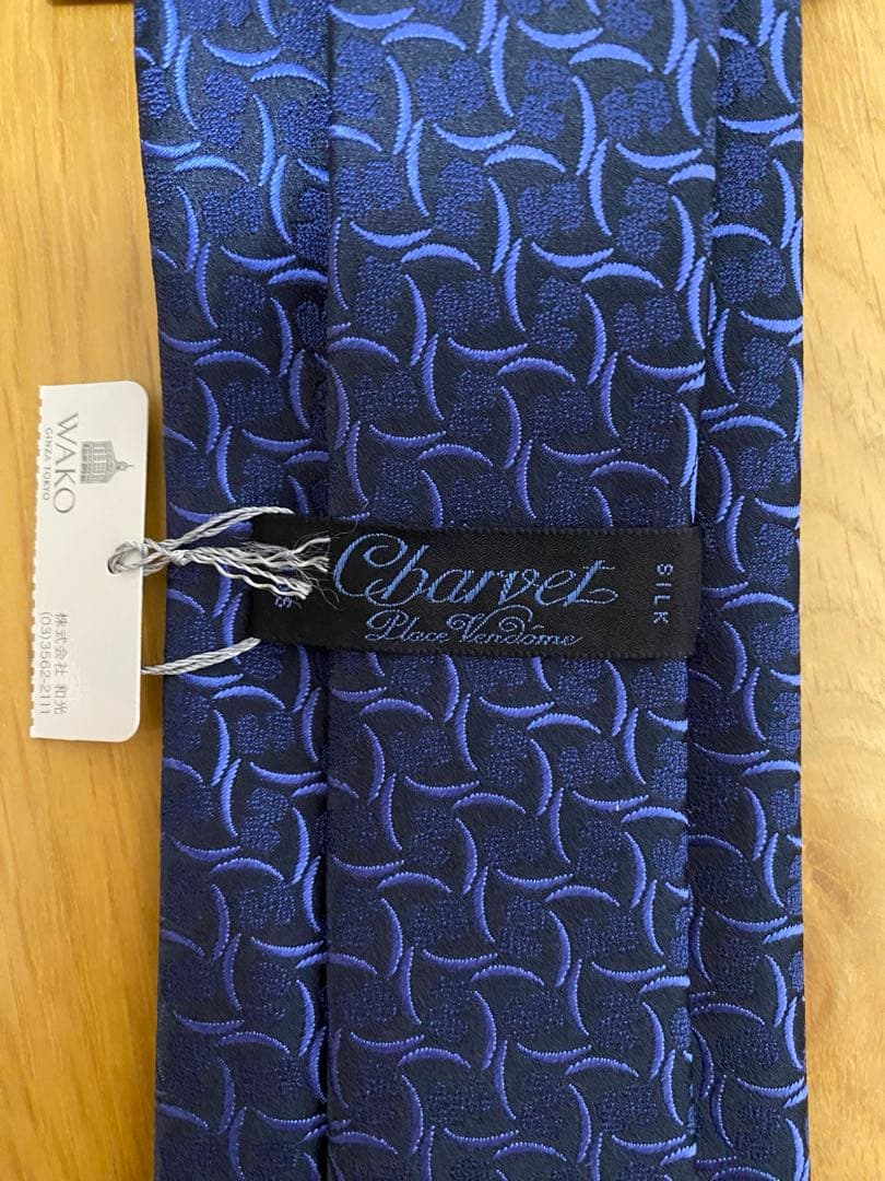 【新品】シャルべ ネクタイ ブルー