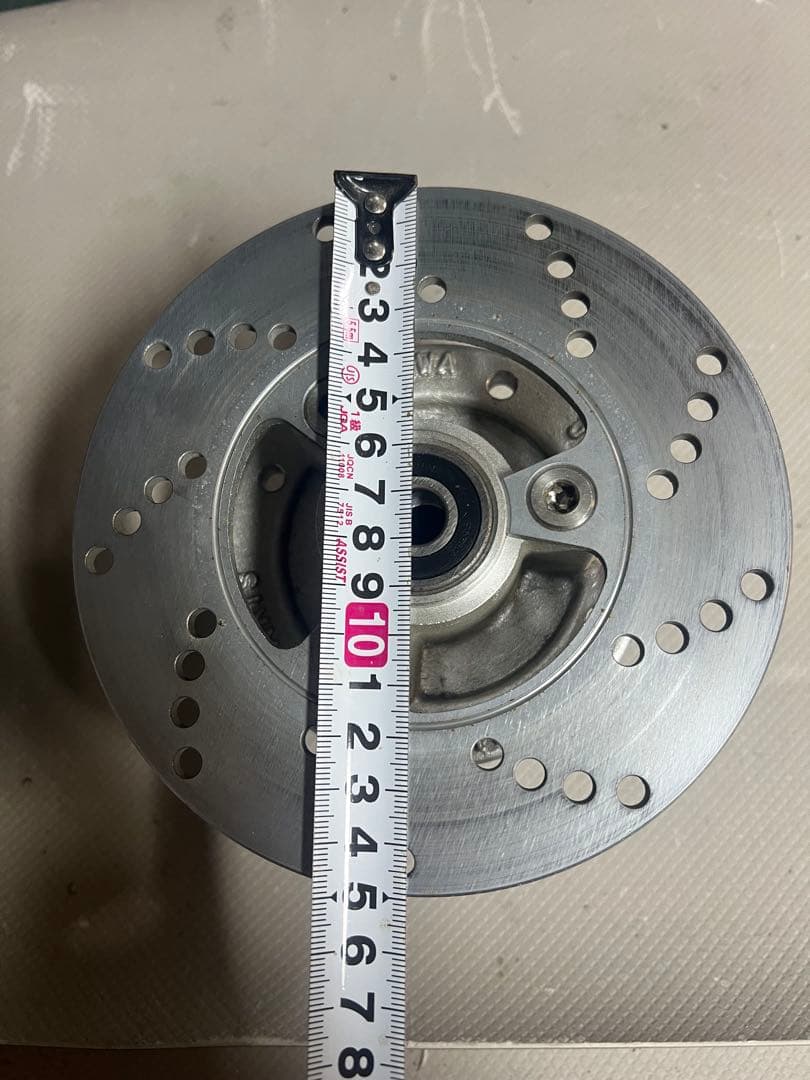 ペプシマン　武川製モンキー用社外フロントフォーク用ディスクハブKIT