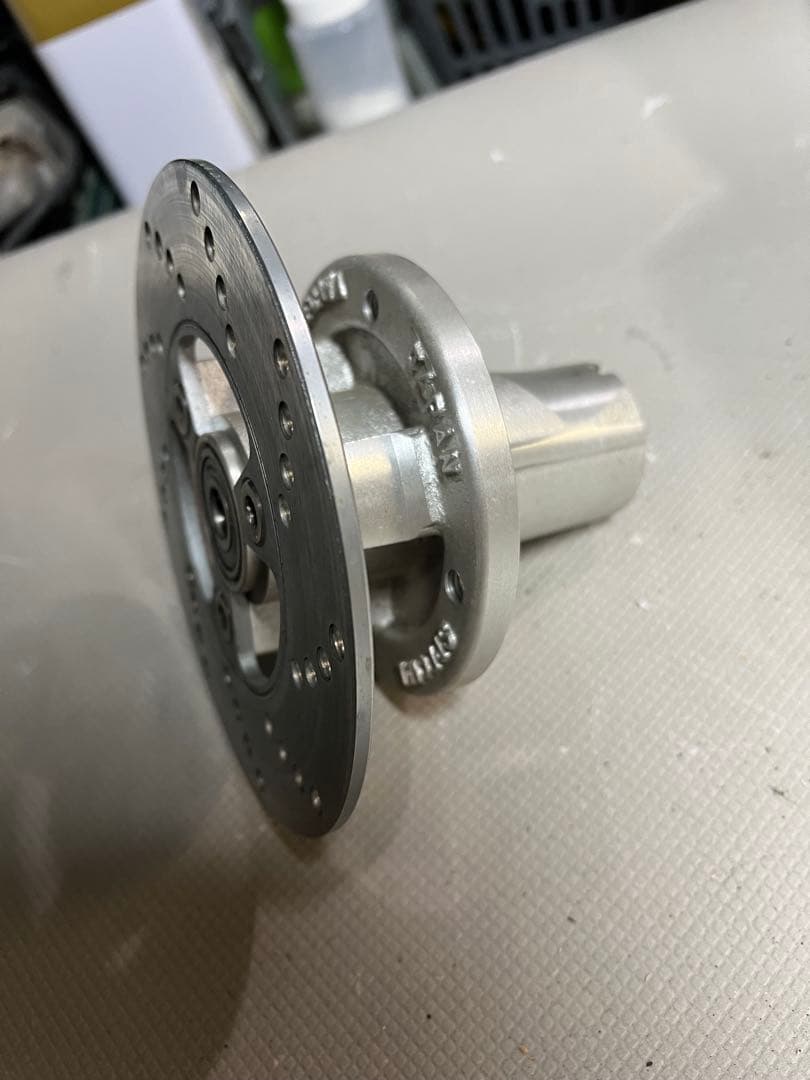 ペプシマン　武川製モンキー用社外フロントフォーク用ディスクハブKIT