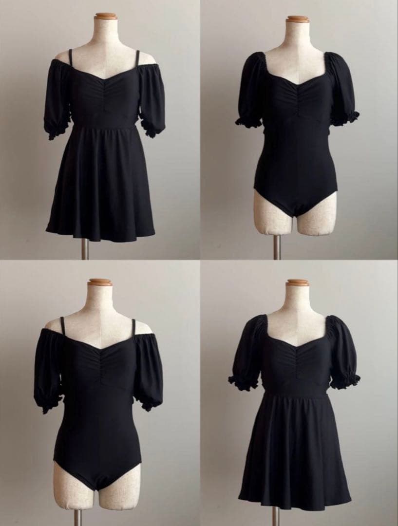 yourmle ユアムル 水着 4way ブラック M