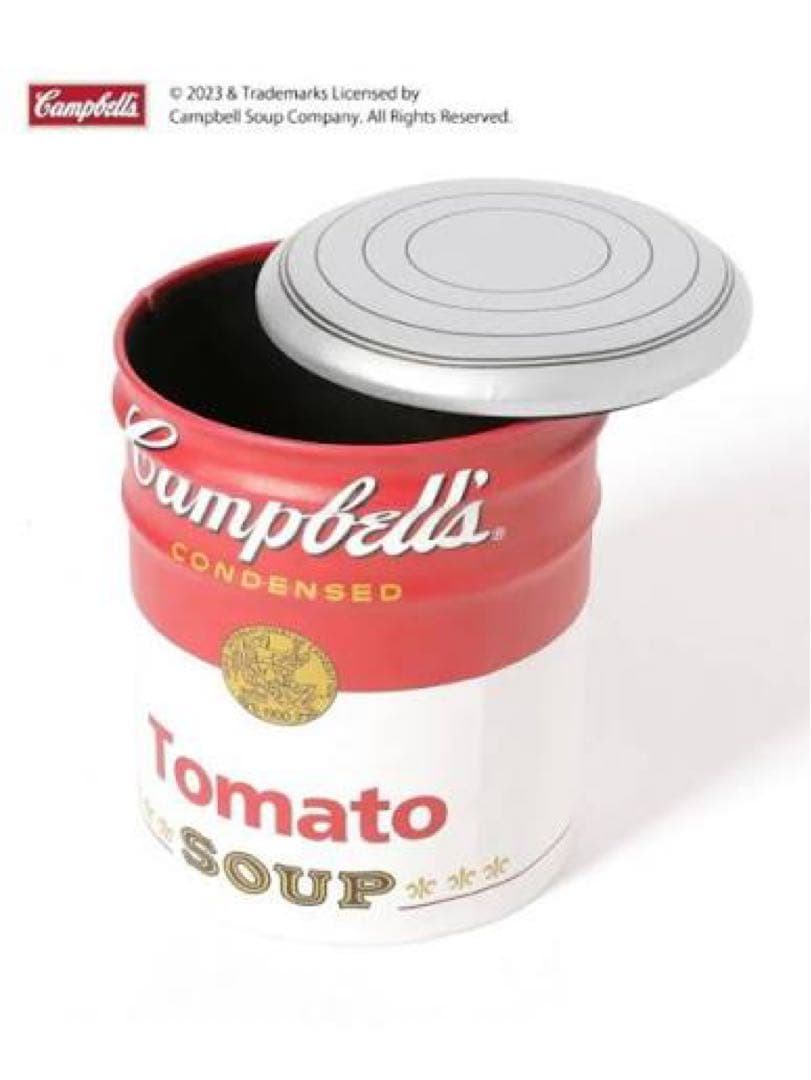 限定　キャンベル トマトスープスツール　ニコアンド　イス　小物入れ　置物