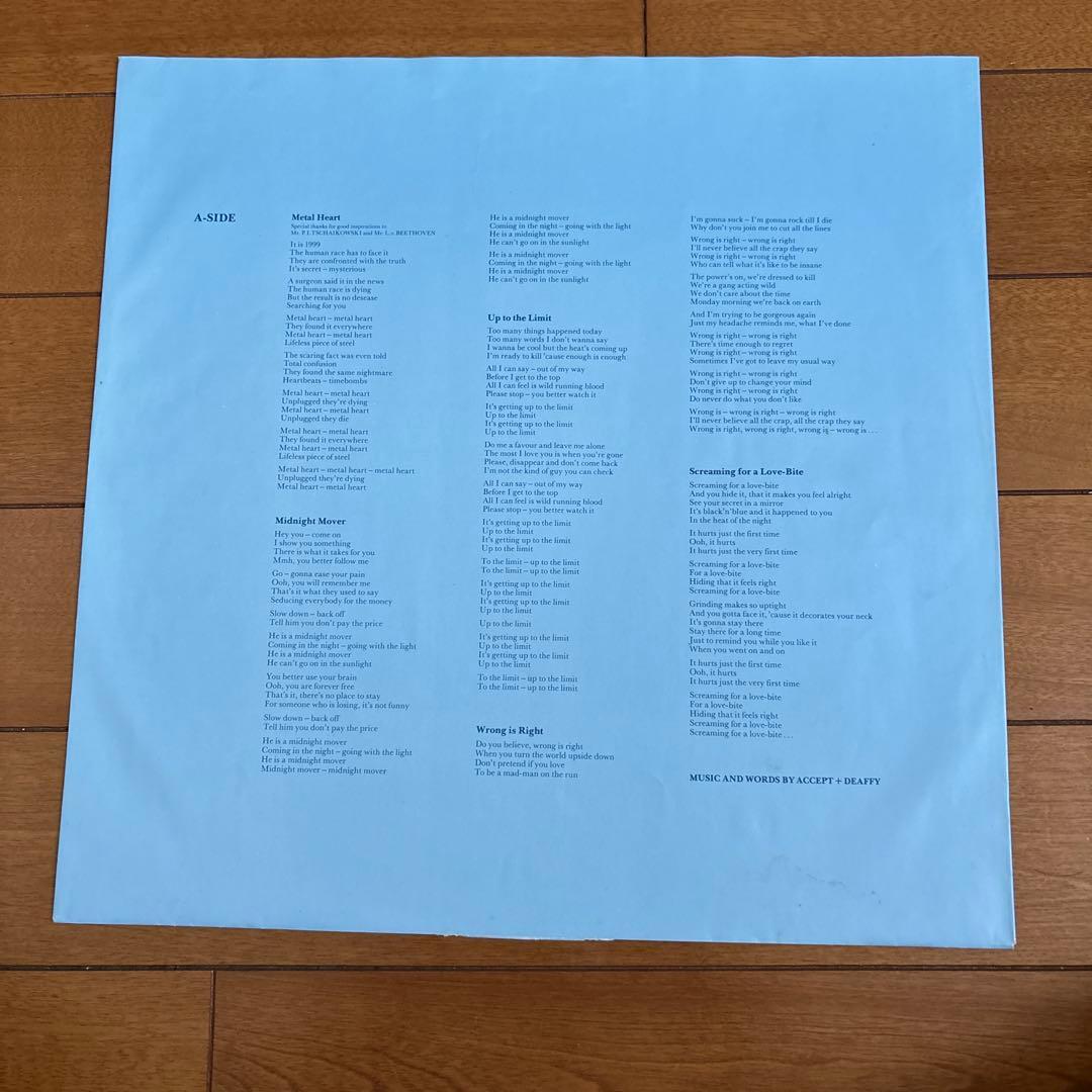 Accept l Heart レコード