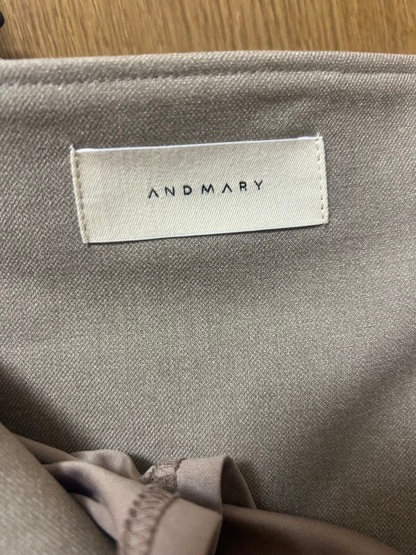 スカート andmary Jade highwaist mini skirt beige