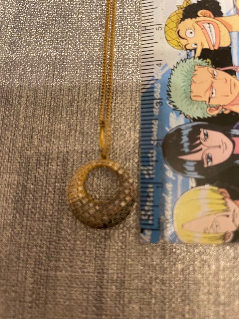 円形ダイヤペンダントヘッド　k 18 ダイヤ