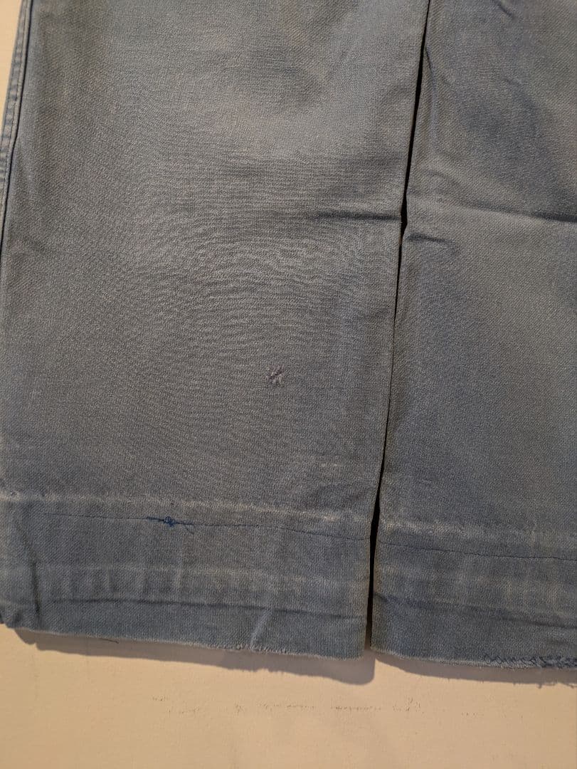 50's　フレンチワークコットンツイルパンツ