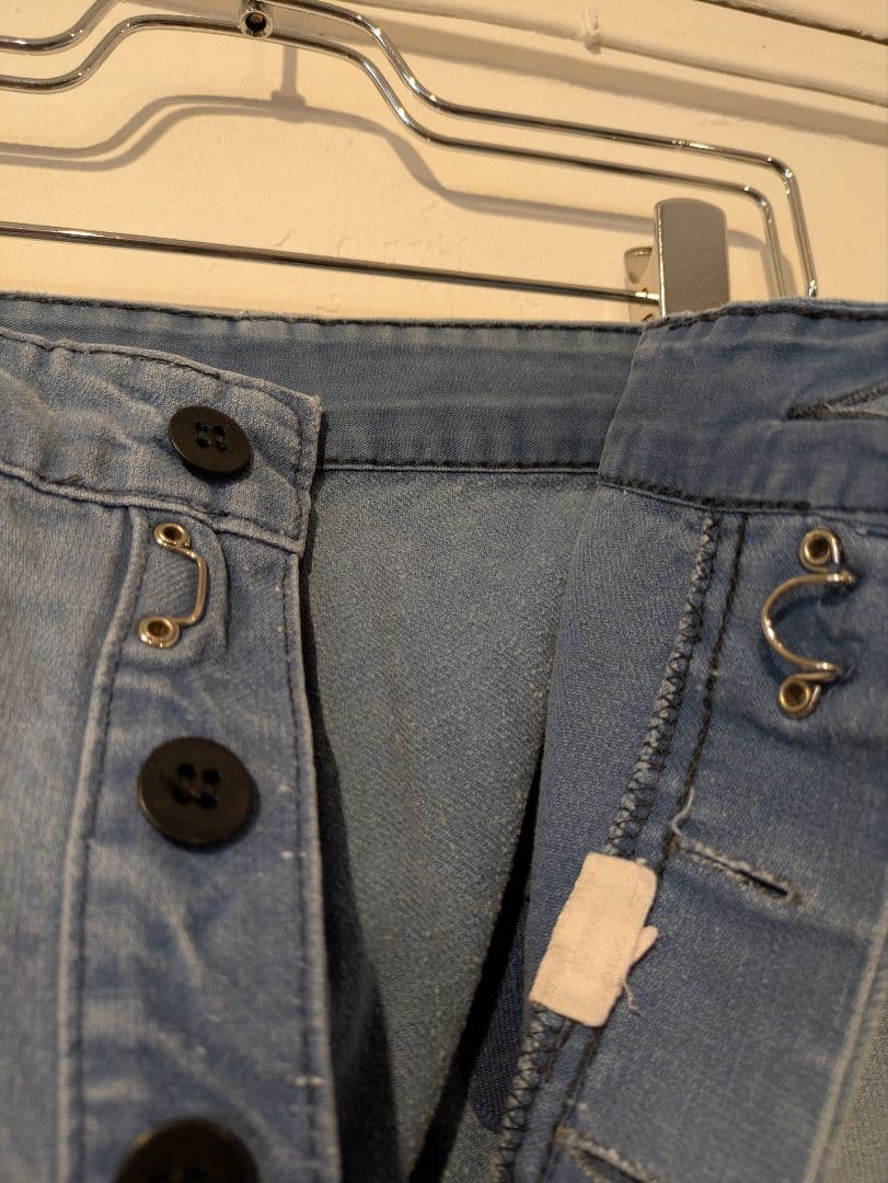 50's　フレンチワークコットンツイルパンツ