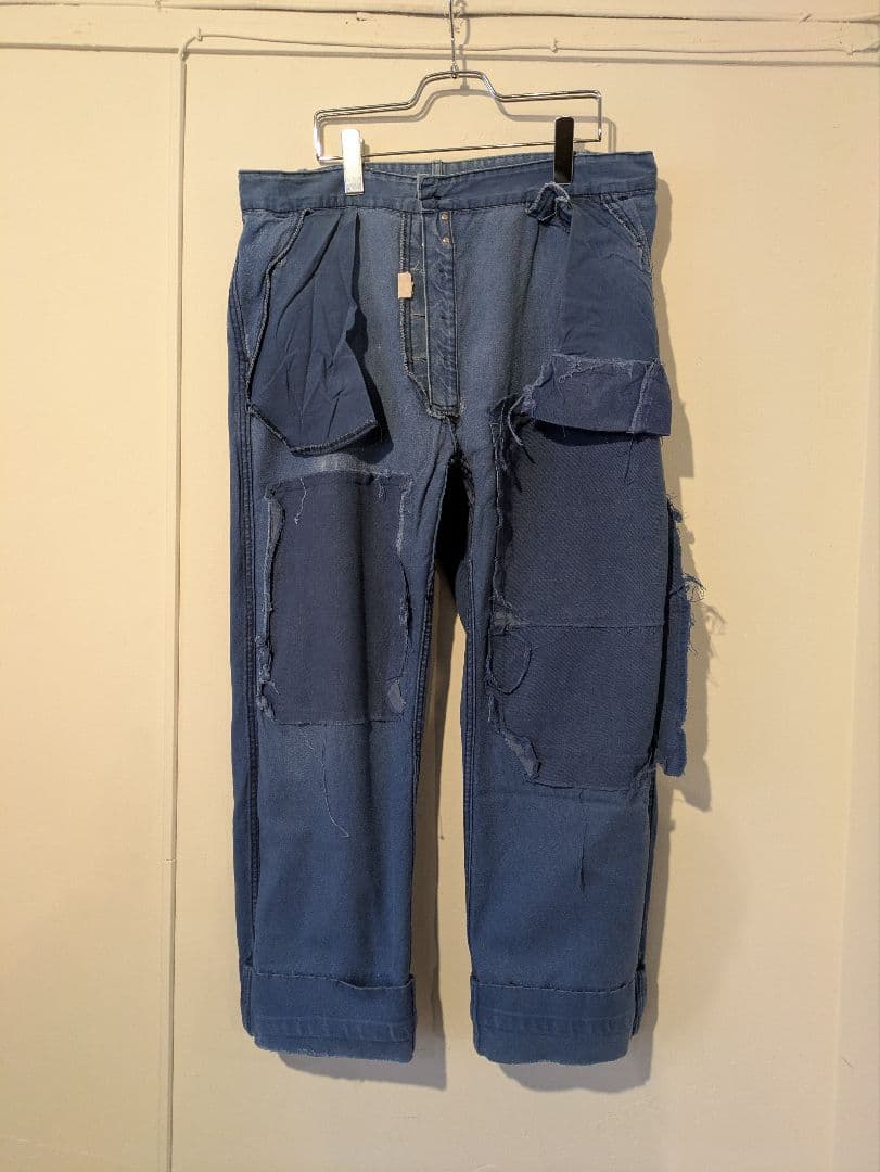 50's　フレンチワークコットンツイルパンツ