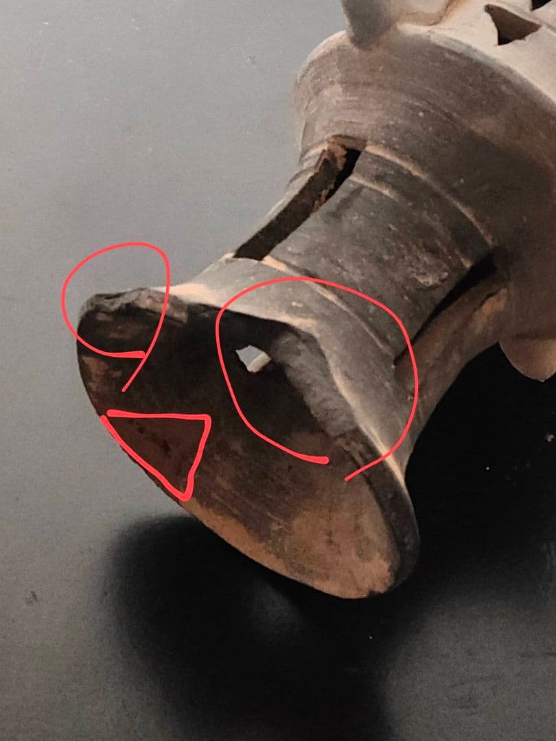 須恵器器台　古墳時代　考古発掘品　出土品　古代美術　稀少品　珍品