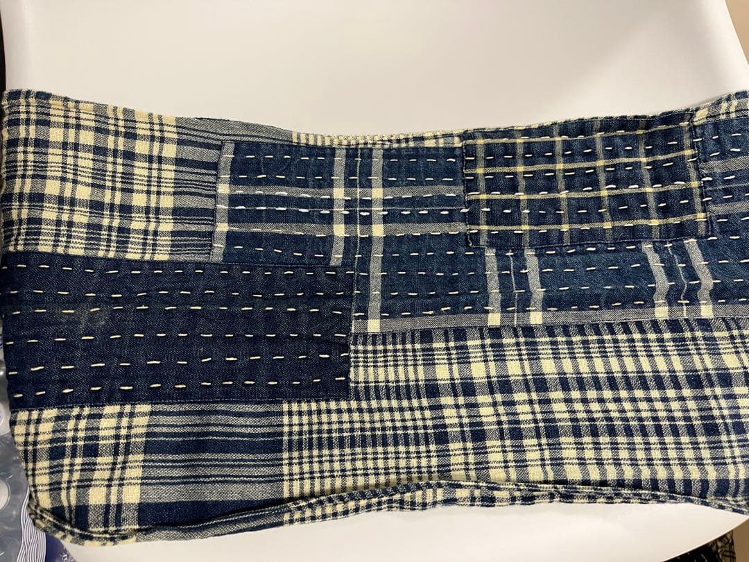 RRL インディゴ　パッチワーク　スカーフ