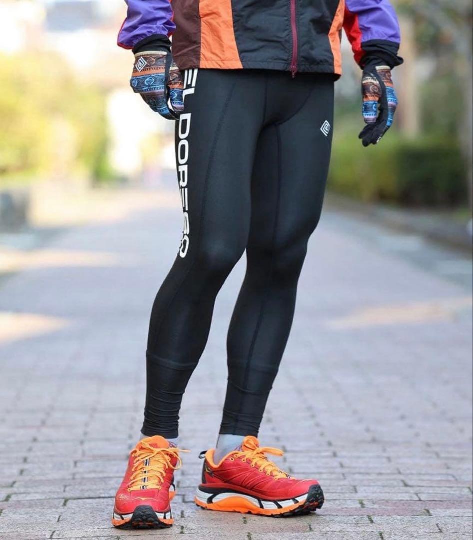 ELDORESO エルドレッソ ランニングスパッツ ランニングタイツ タイツ S