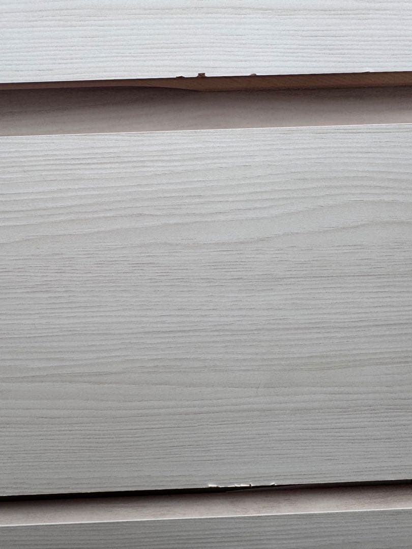 【ニトリ】ハイチェスト エレアK 6段 ホワイトウォッシュ 幅60