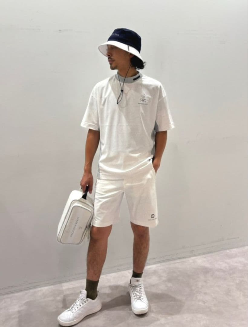 美品✦マークアンドロナ★24年春夏T3Z Pouchゴルフラウンドバッグ