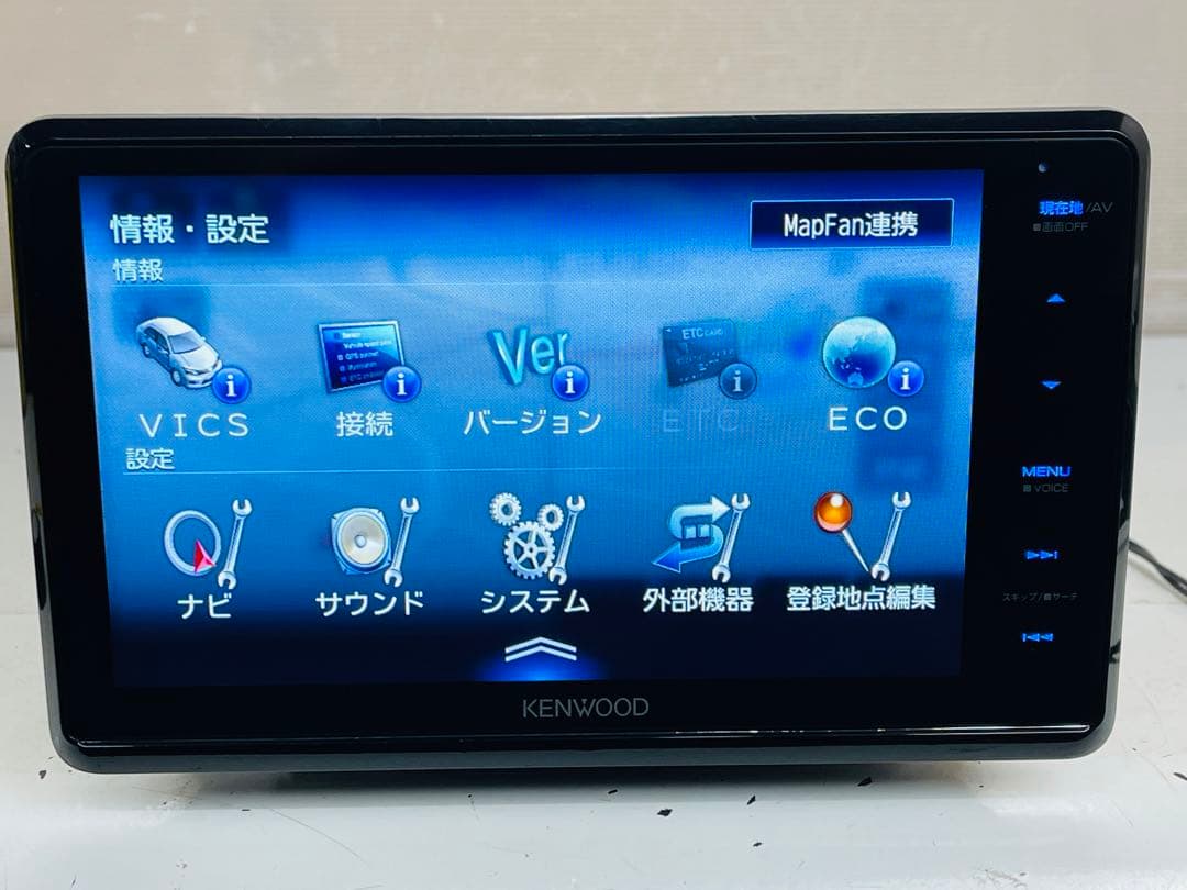 ケンウッド 8インチナビゲーションシステム MDV-S809F 2021年